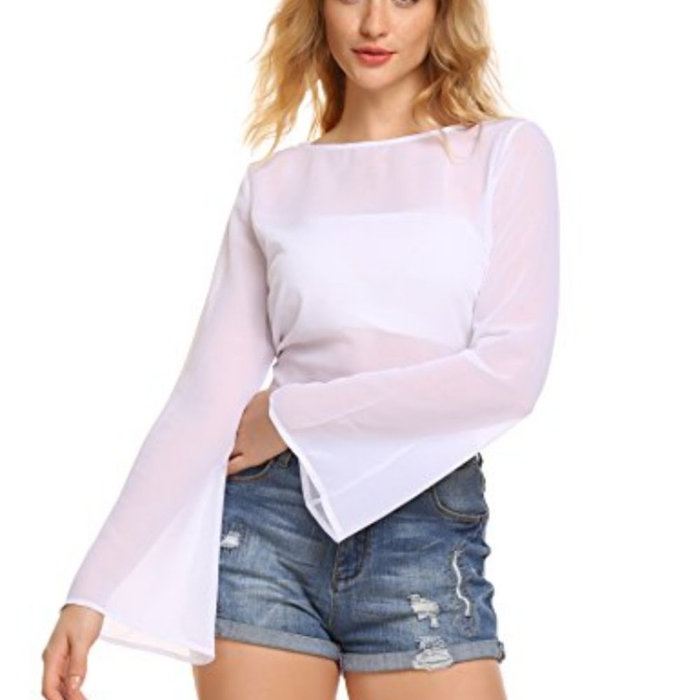 Sheer Crop Top